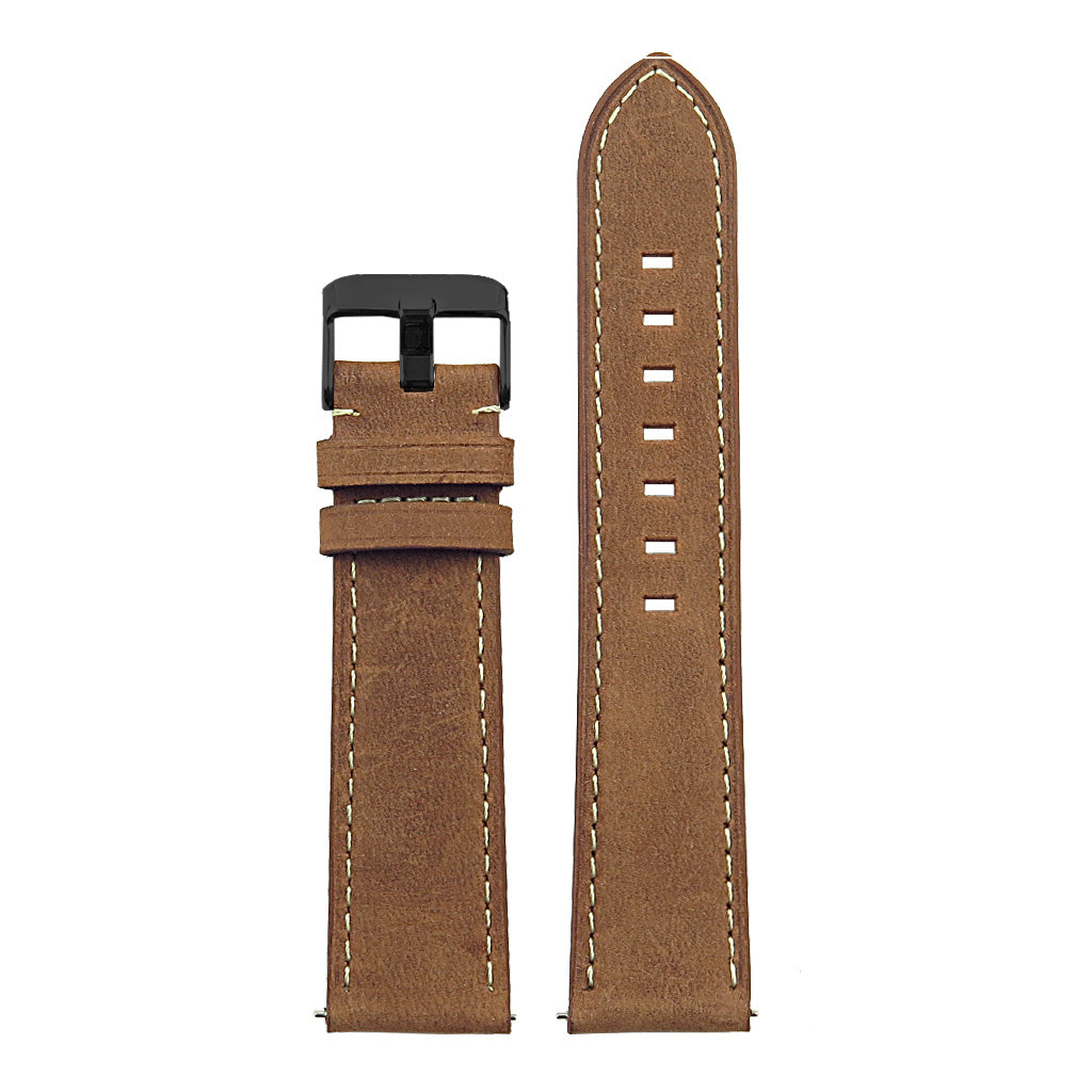 DASSARI Vintage Italian Leather Strap for Garmin Venu