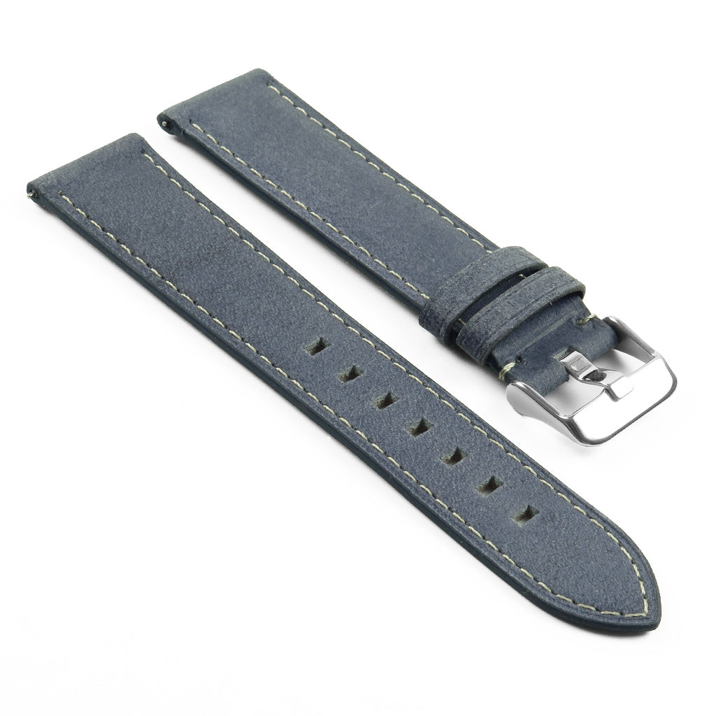 DASSARI Vintage Italian Leather Strap For Apple Watch