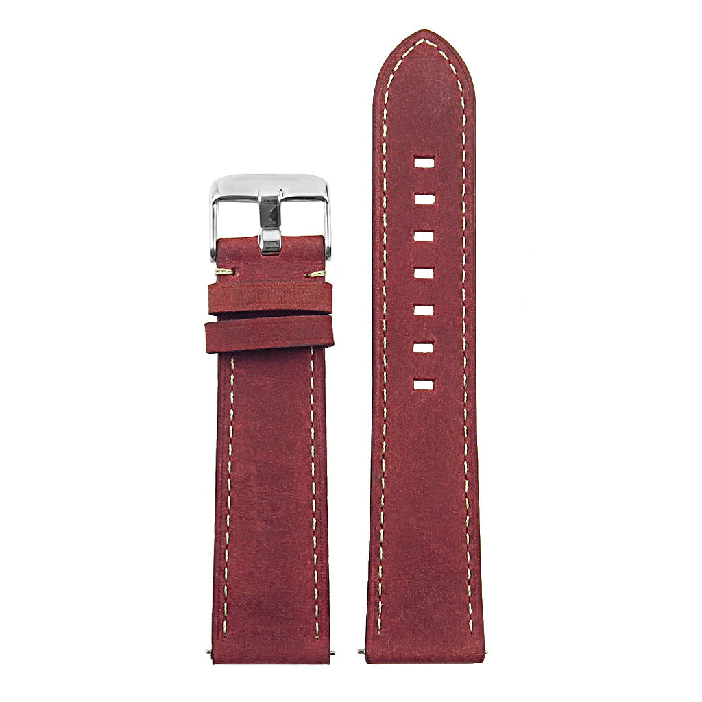 DASSARI Vintage Italian Leather Strap for Fossil Sport Smartwatch