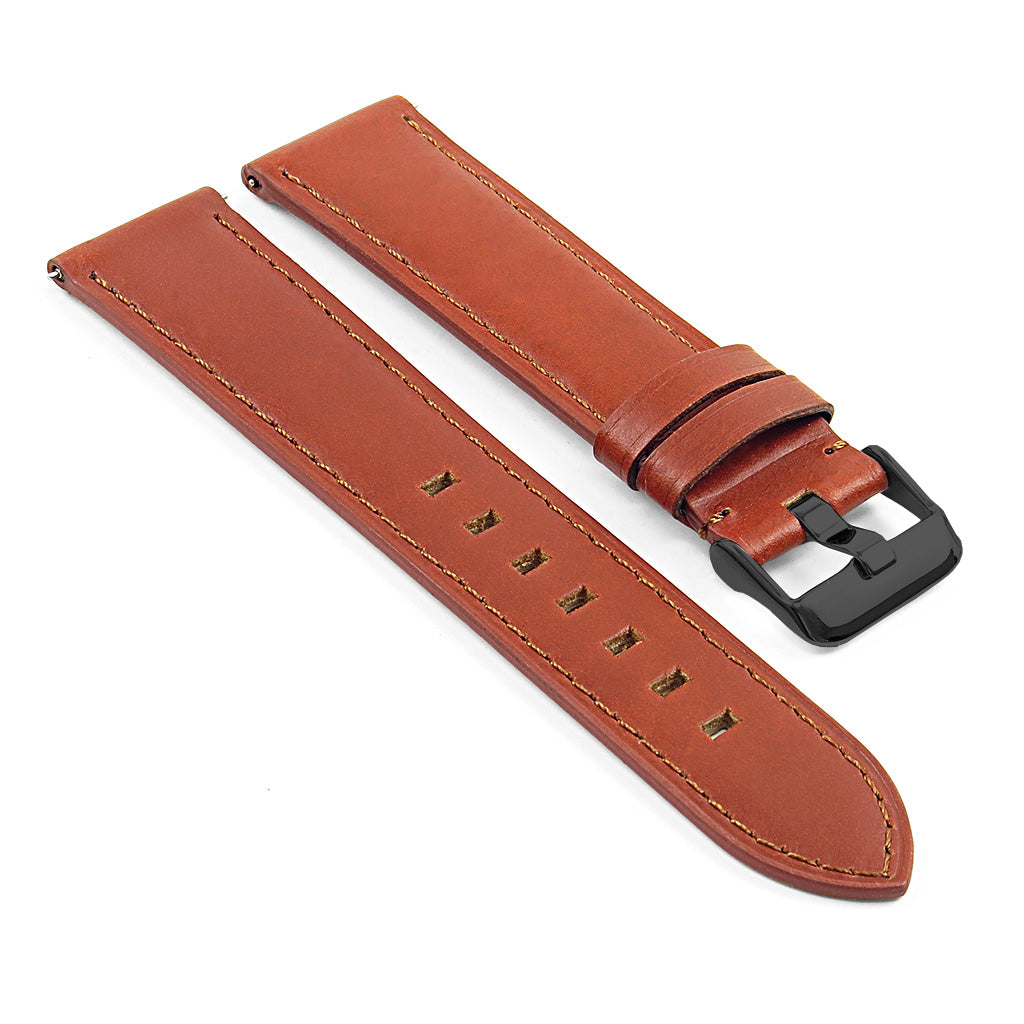 DASSARI Italian Leather Strap for Fossil Sport Smartwatch