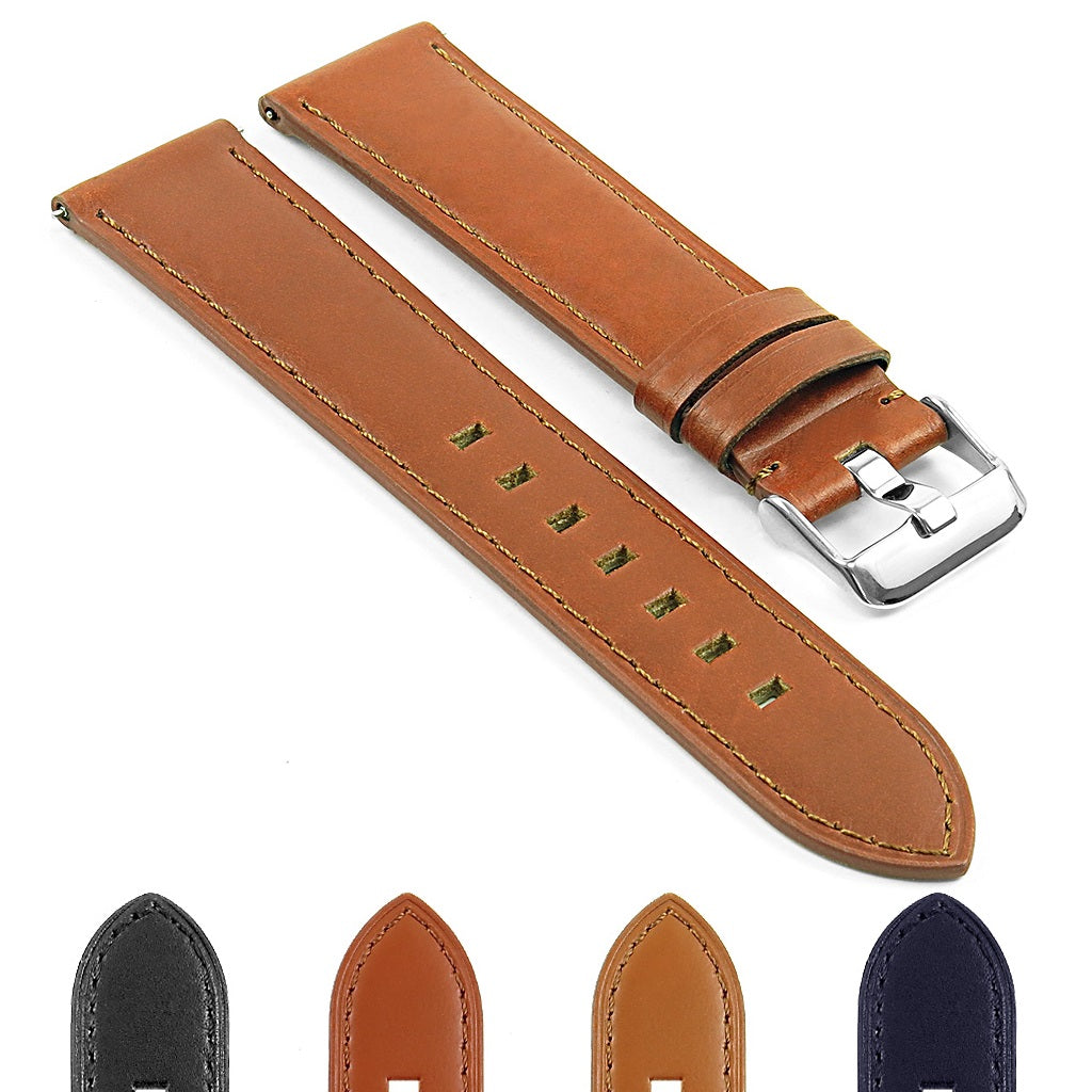 DASSARI Italian Leather Strap for Samsung Galaxy Watch 3