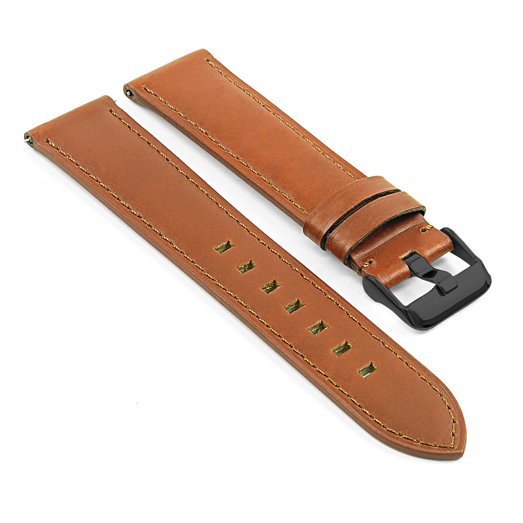 DASSARI Italian Leather Strap for Fossil Sport Smartwatch