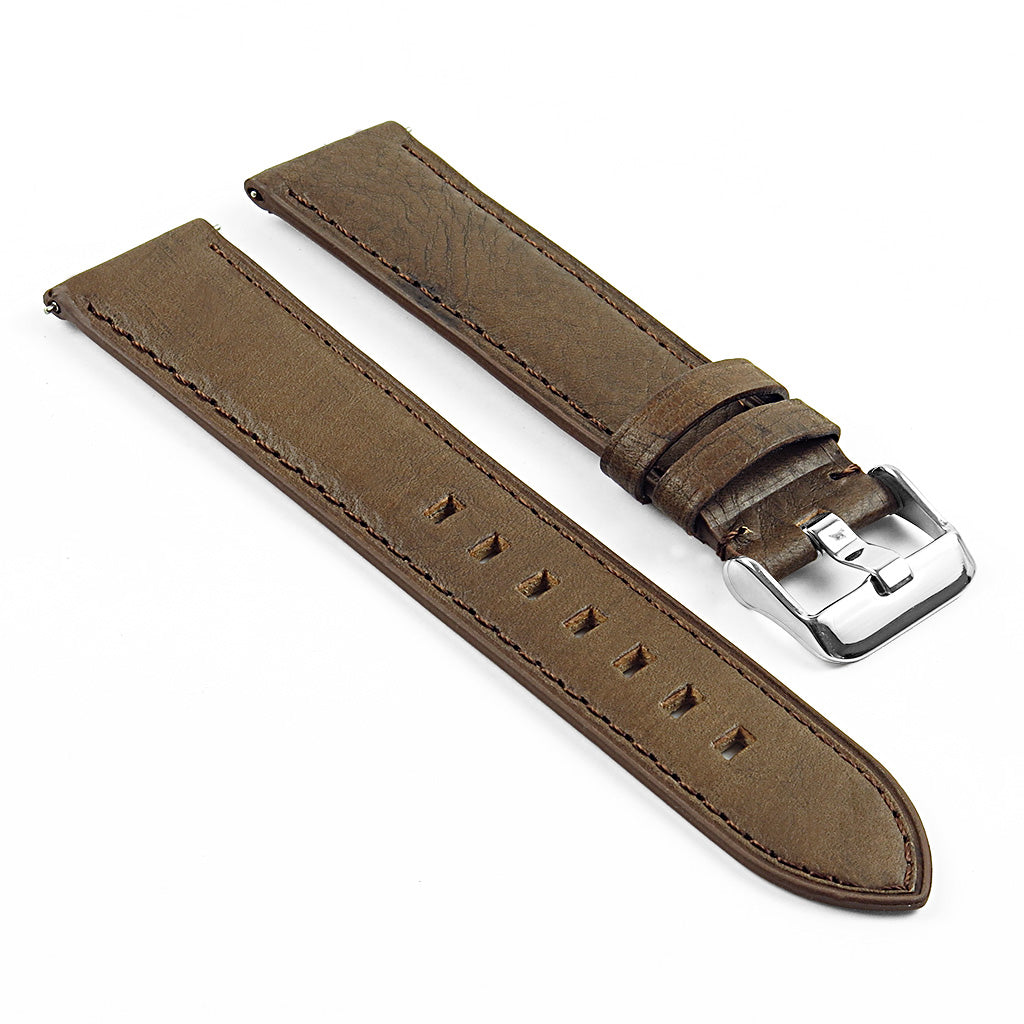 DASSARI Italian Vintage Leather Strap for Fossil Sport Smartwatch
