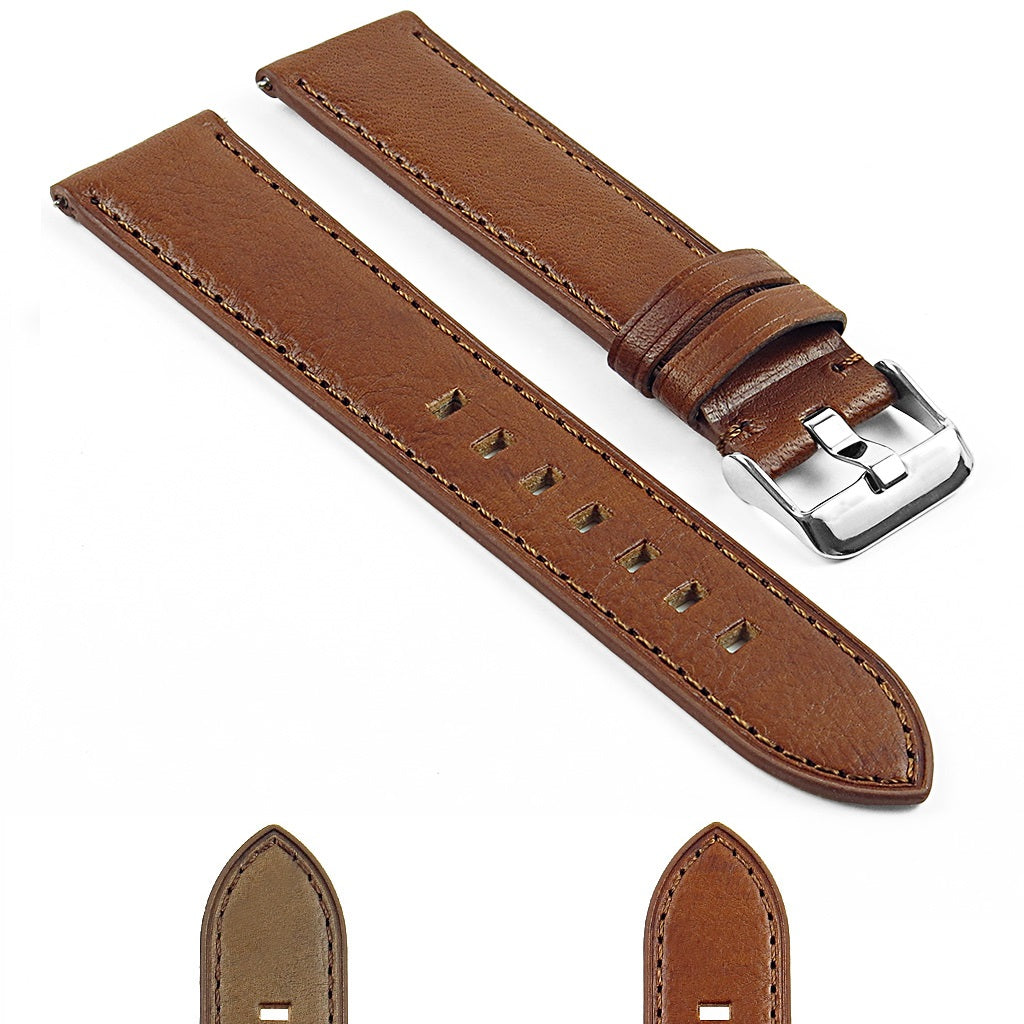 DASSARI Vintage Italian Leather Band for Samsung Galaxy Watch 3