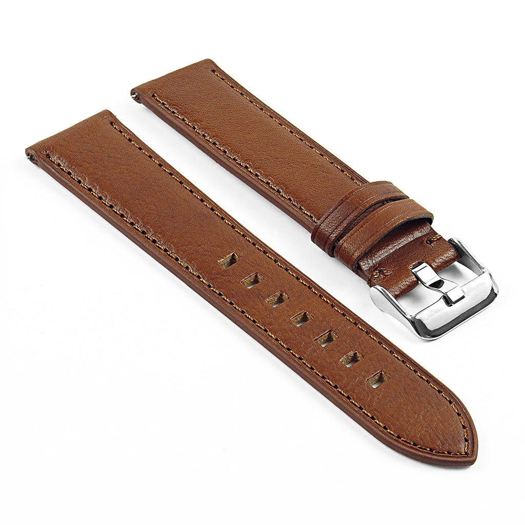 DASSARI Italian Vintage Leather Strap for Fossil Sport Smartwatch