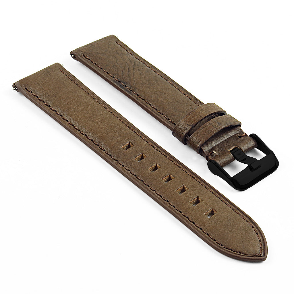 DASSARI Italian Vintage Leather Strap for Fossil Sport Smartwatch