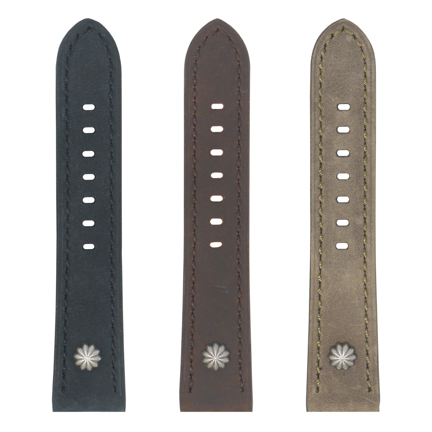 Vintage Military Rivet Strap for Suunto 9