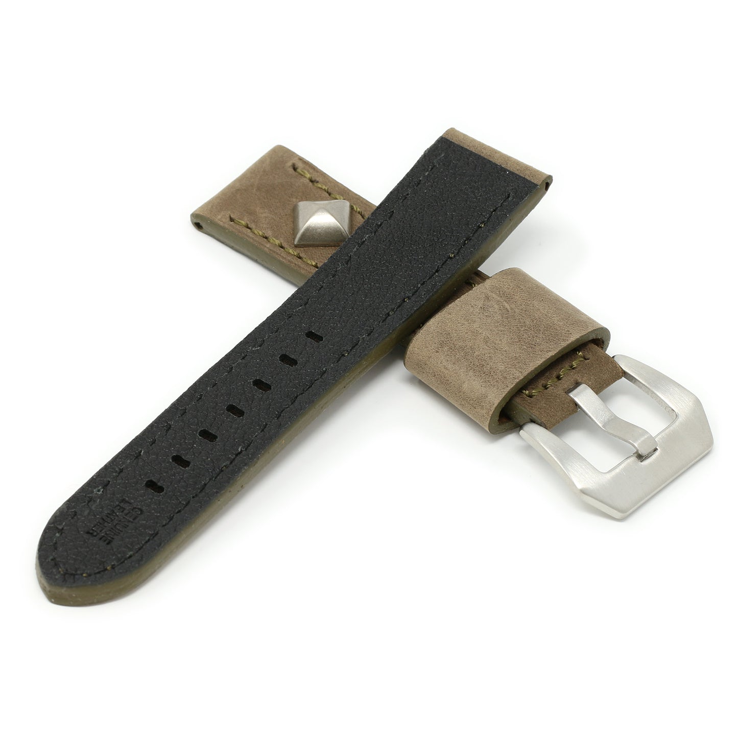 Vintage Military Rivet Strap for Suunto 9