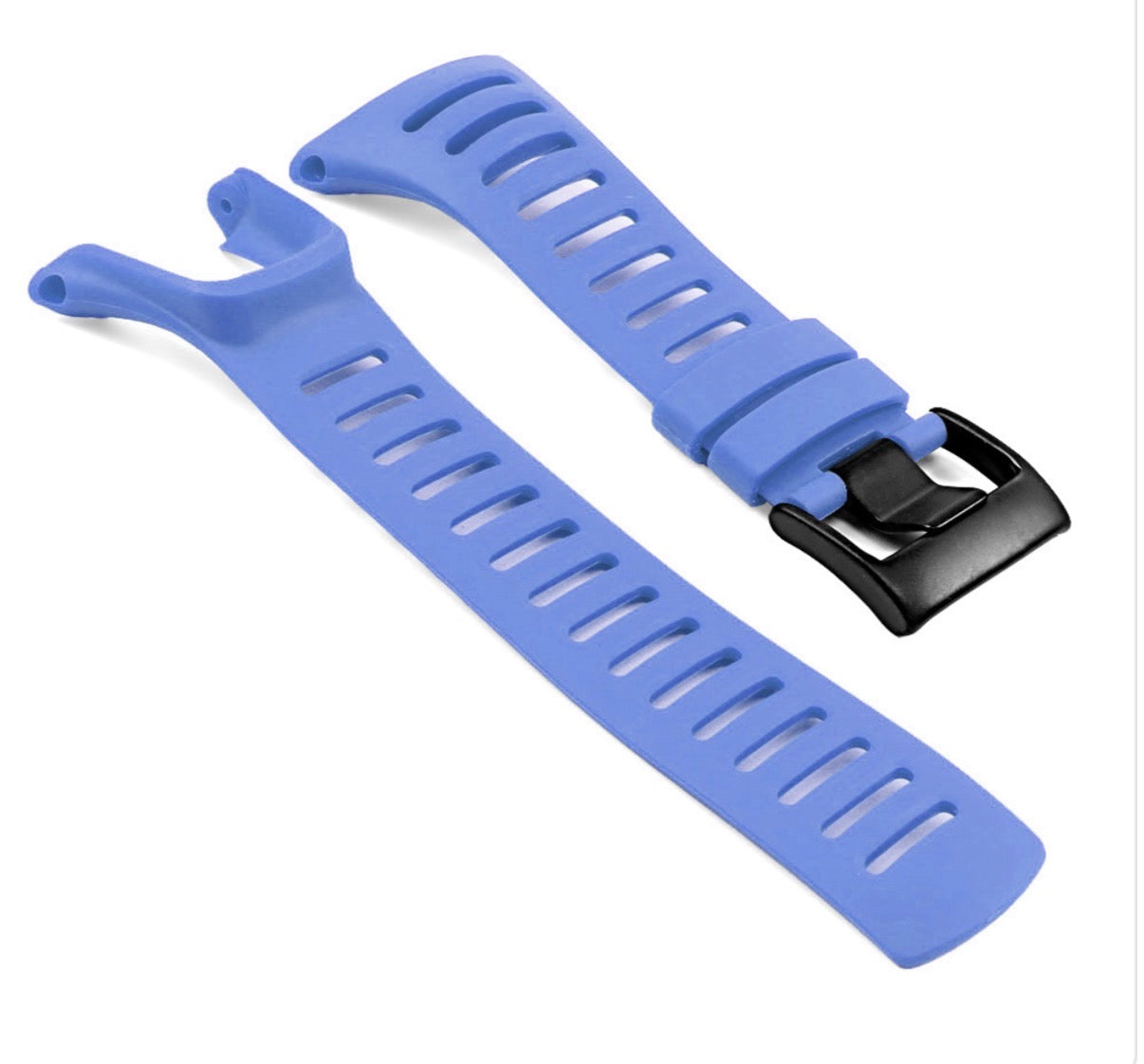 Rubber Strap w/ Black Buckle for Suunto Ambit/Ambit2/Ambit3 Peak