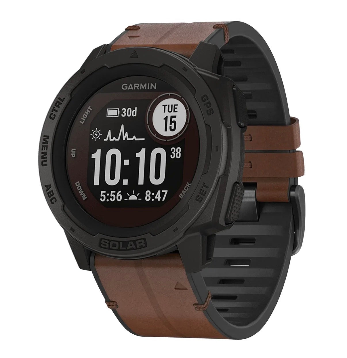 Leather Hybrid Strap V2
For Garmin Instinct 1