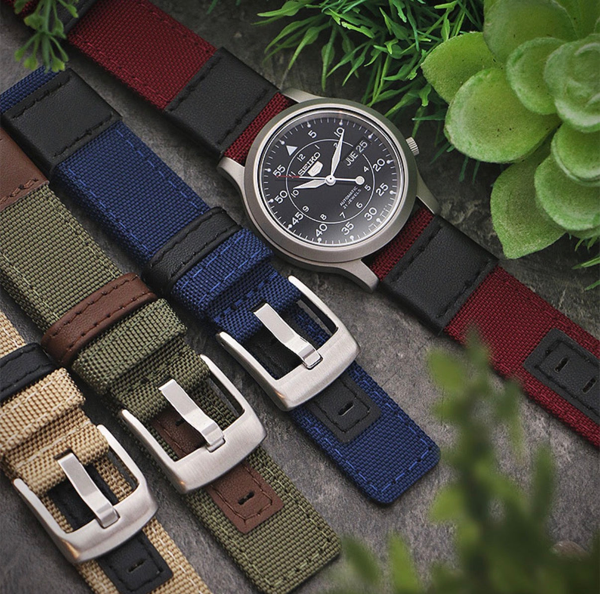 Rugged Canvas Band with Quick Release