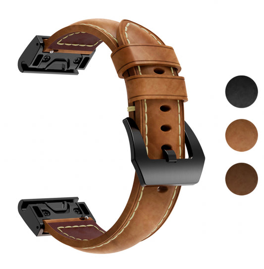 Leather Strap for Garmin Fenix 6S & Fenix 5S