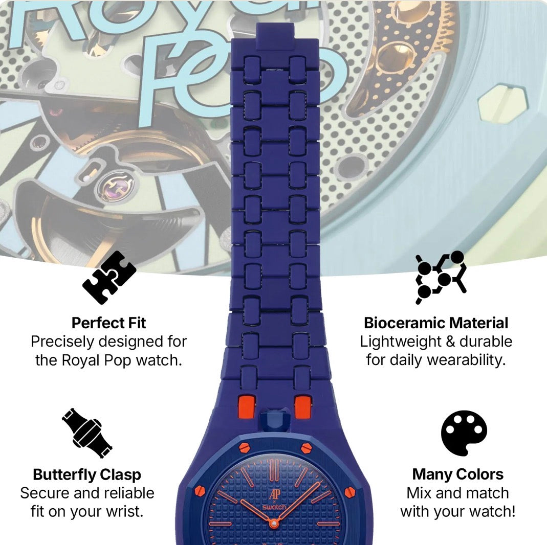 PrecisionFit Bracelet For Swatch x AP Royal Pop