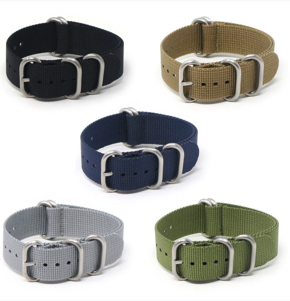 Tactical Nylon One-Piece Strap – North Street Watch Co.