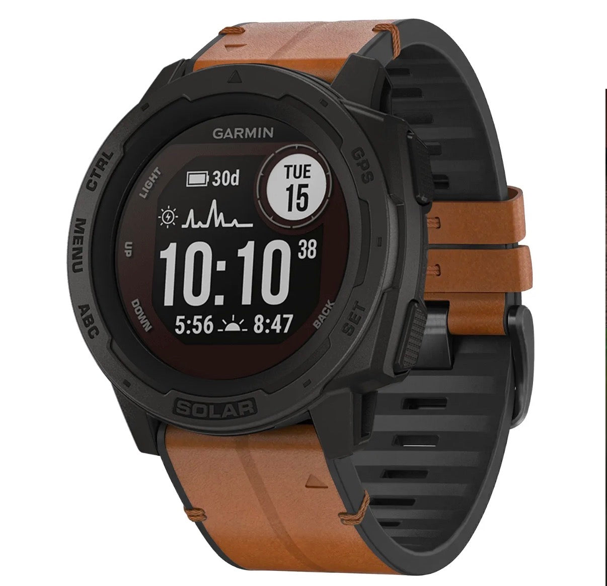 Leather Hybrid Strap V2
For Garmin Instinct 1