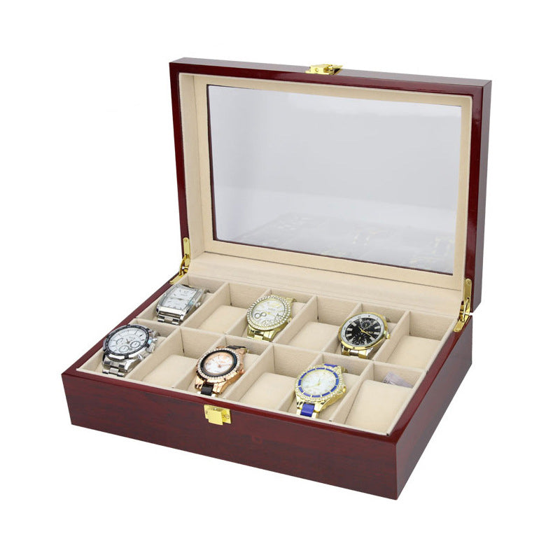 Wood Watch Box for 12 Watches
