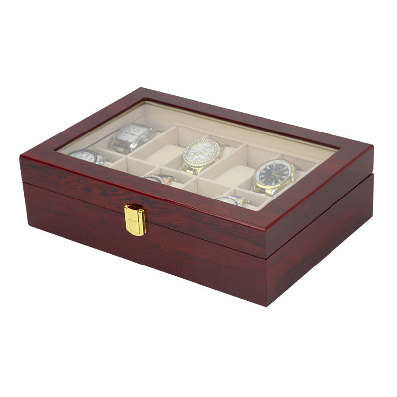 Wood Watch Box for 12 Watches