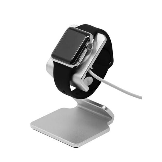 Silver Wireless Charging Stand for Apple Watch
