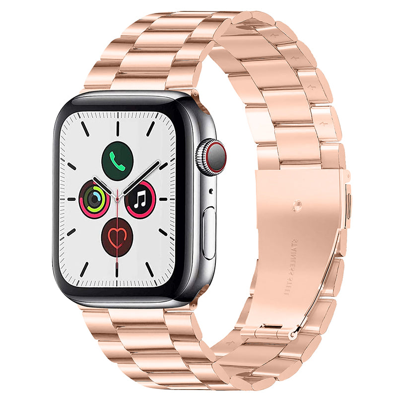 Flat-Link Stainless Steel Band for Apple Watch