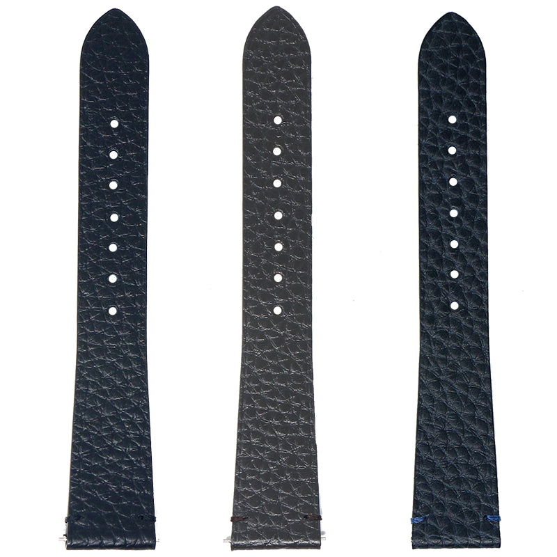 DASSARI Tapered Pebbled Leather Strap