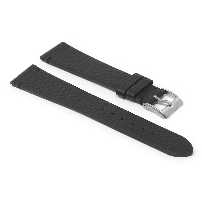 DASSARI Tapered Pebbled Leather Strap