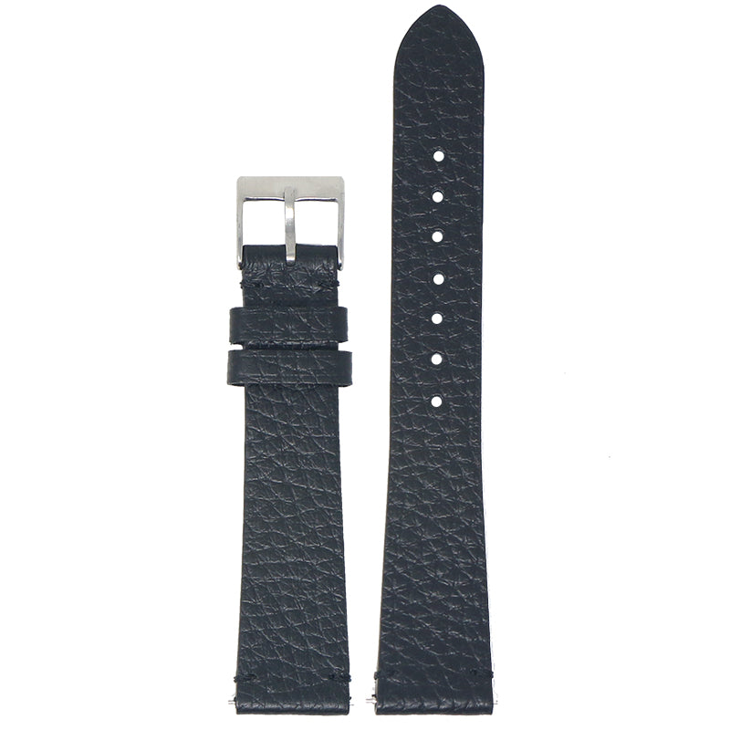 DASSARI Tapered Pebbled Leather Strap