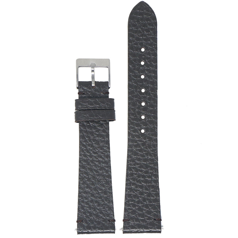 DASSARI Tapered Pebbled Leather Strap