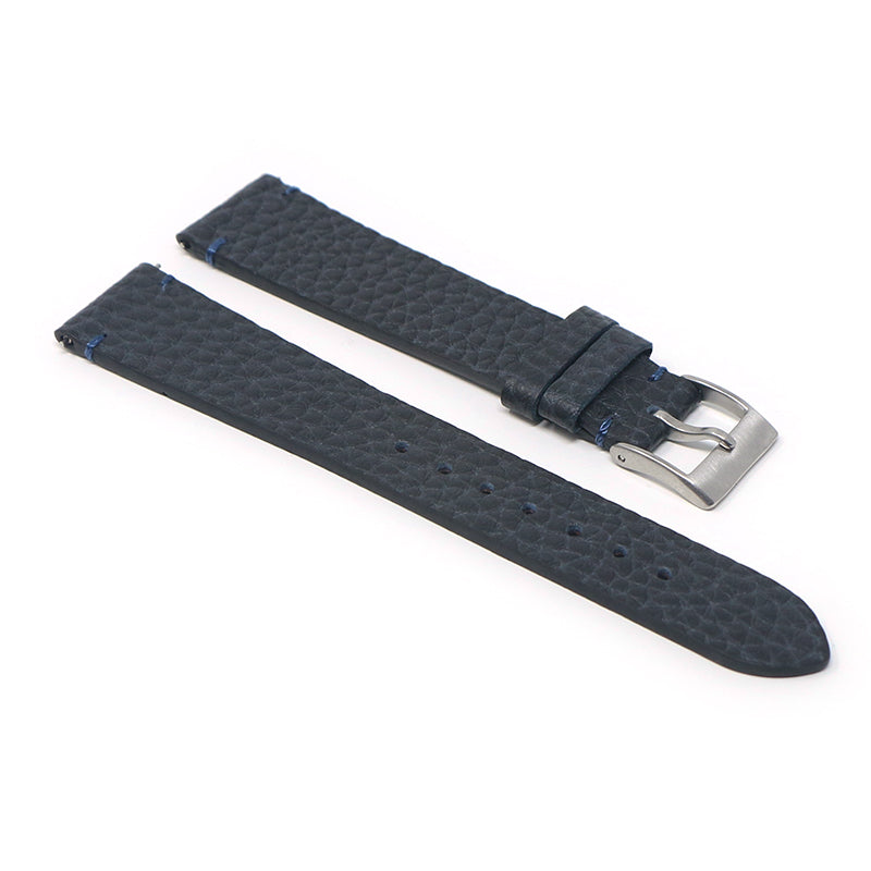 DASSARI Tapered Pebbled Leather Strap