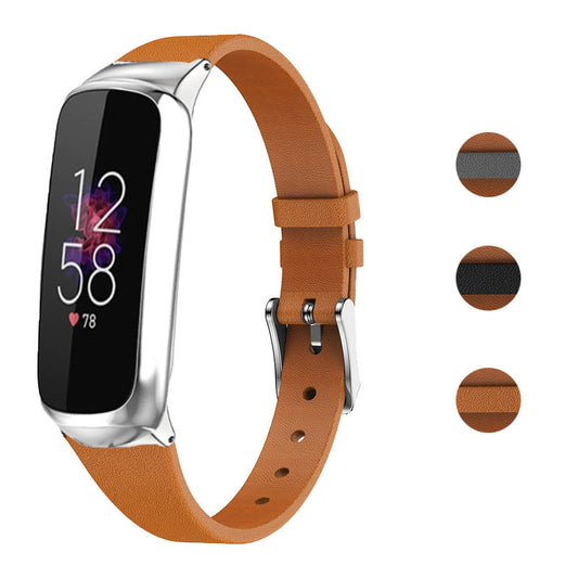 Classic Leather Band for Fitbit Luxe