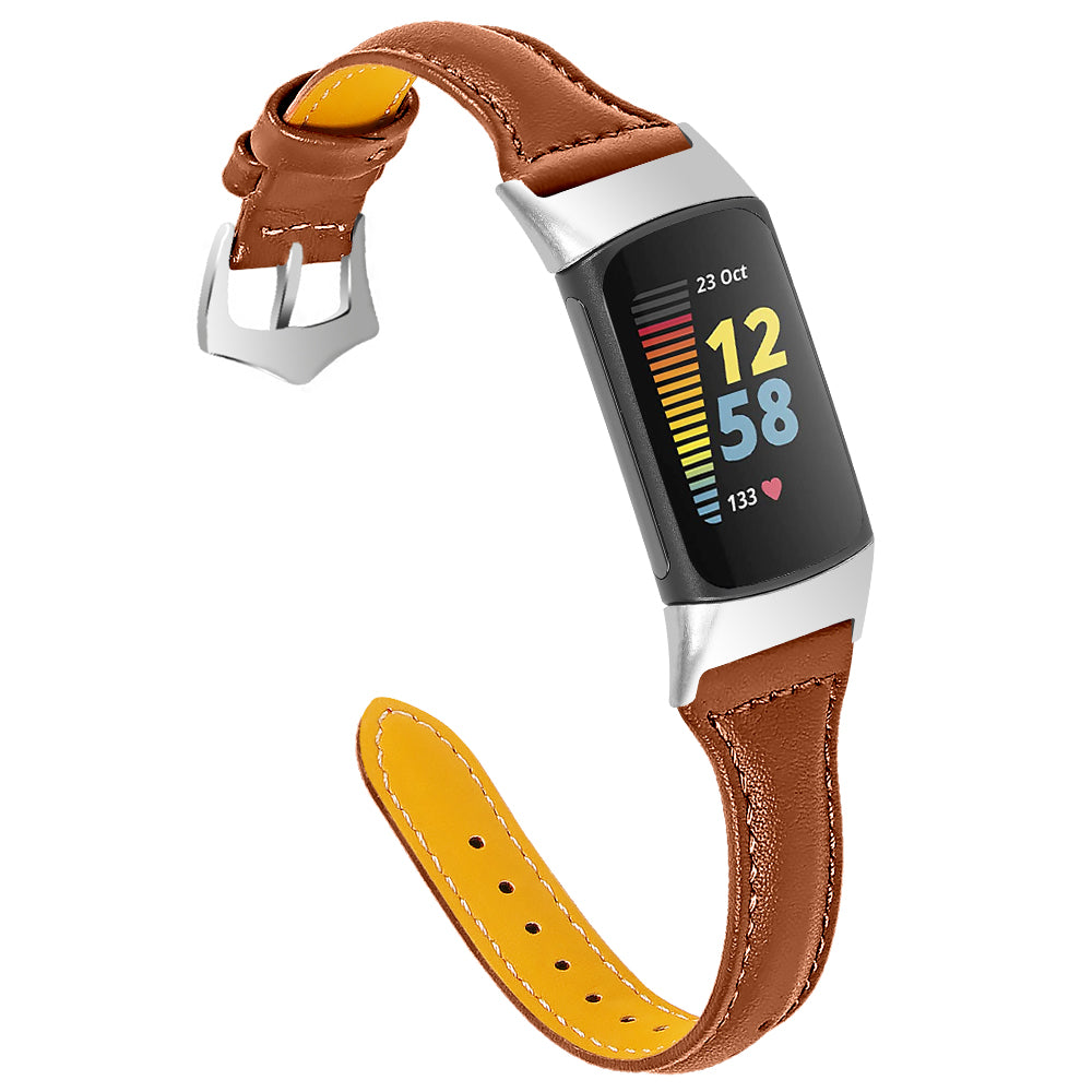 Slim Leather Strap for Fitbit Charge 6