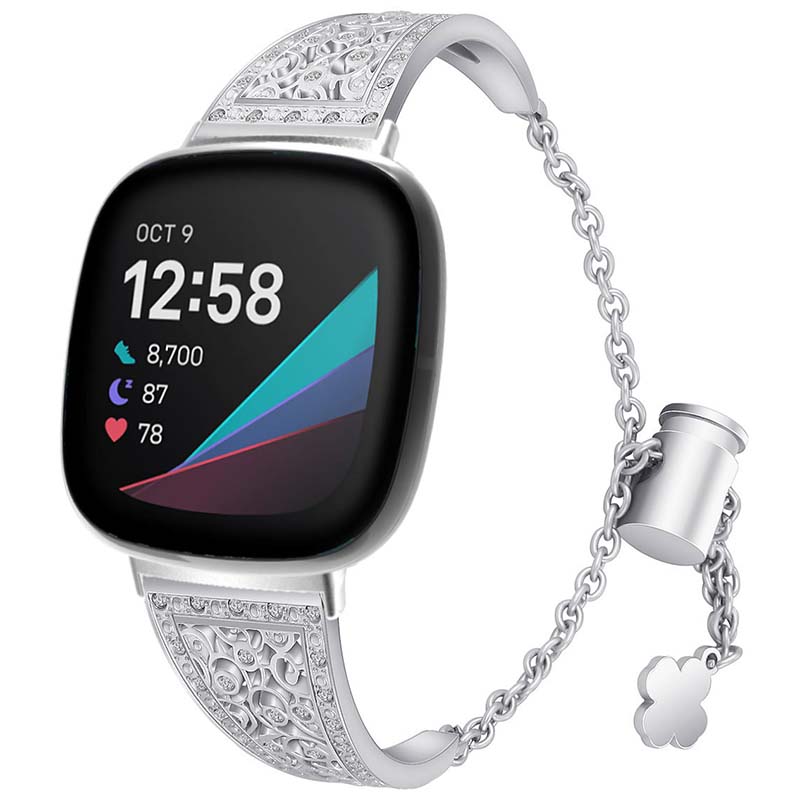 Marquis Cuff Bracelet  For Fitbit Versa 4