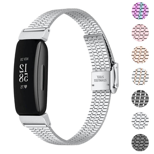 Modern Metal Band for Fitbit Inspire 2