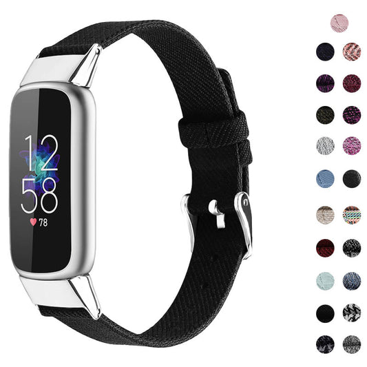 Everyday Canvas Strap  For Fitbit Luxe