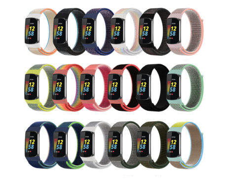 HOOK & LOOP NYLON STRAP FOR FITBIT CHARGE 5