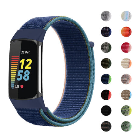 HOOK & LOOP NYLON STRAP FOR FITBIT CHARGE 5