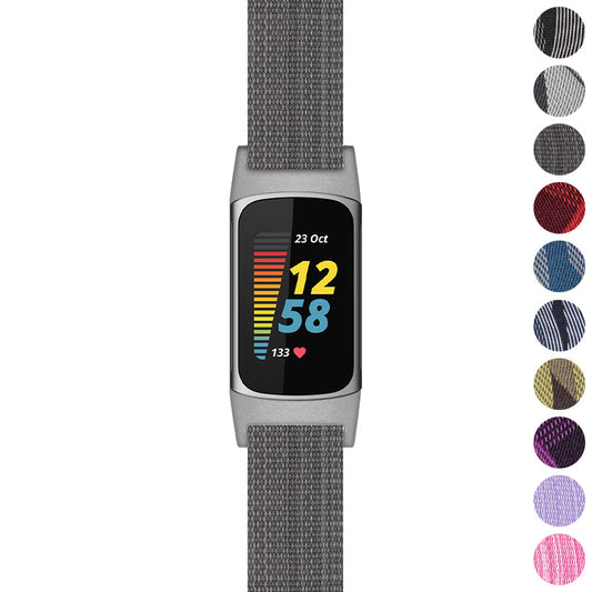 Canvas Tech Strap For Fitbit Charge 5
