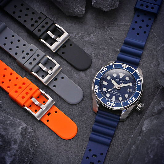 DASSARI FKM Rubber Diver Strap