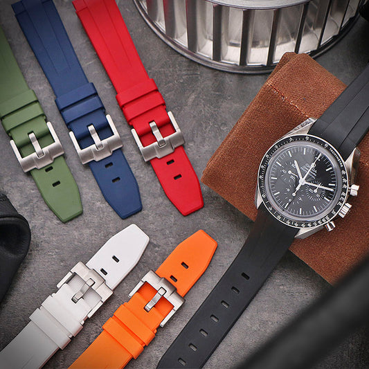 DASSARI Fitted FKM Strap for Omega Speedmaster