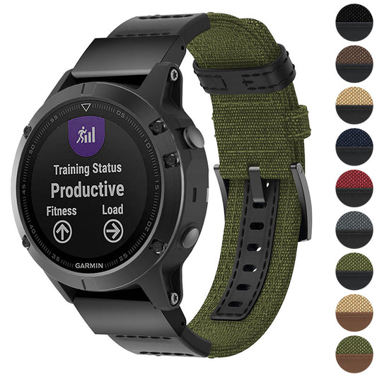 Rugged Canvas Band  For Garmin Instinct