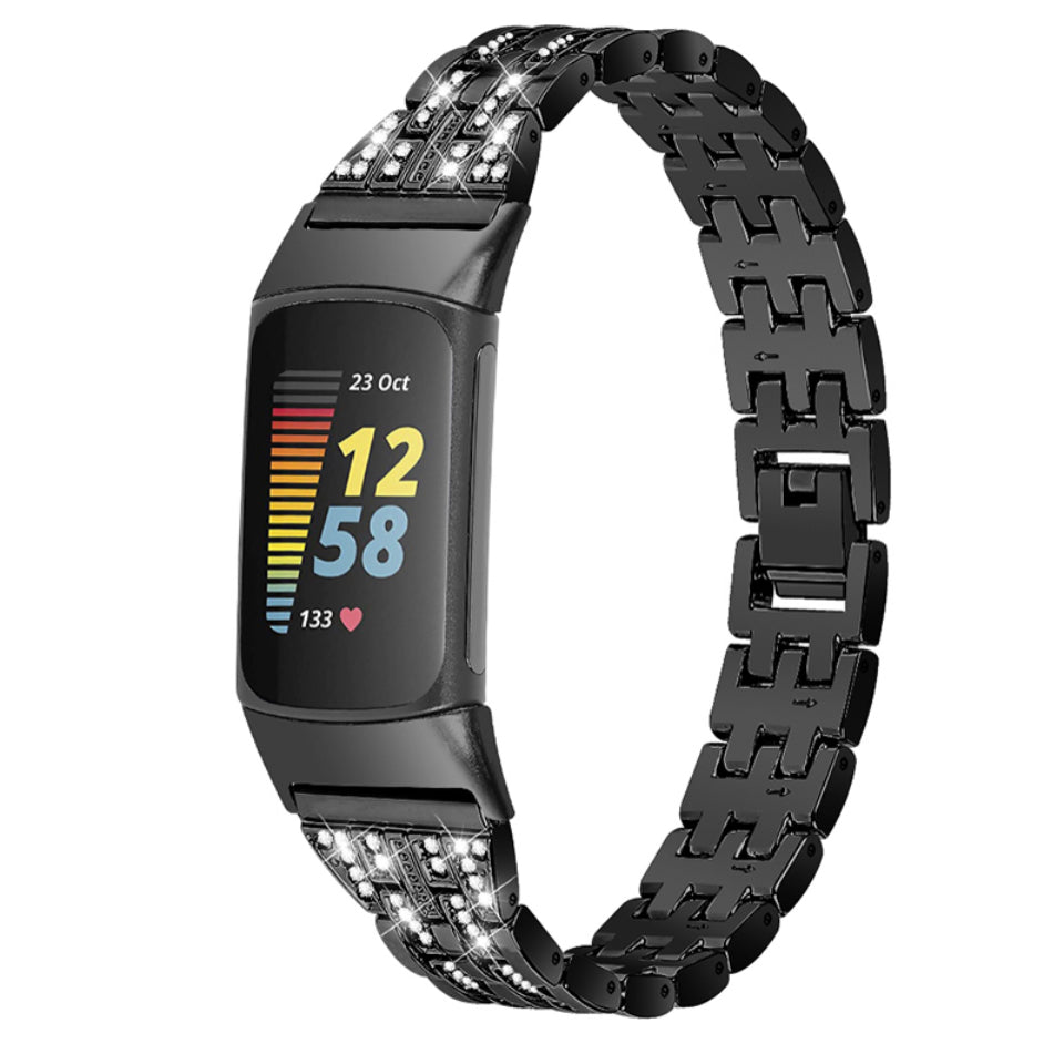 Pave Link Bracelet For Fitbit Charge 6