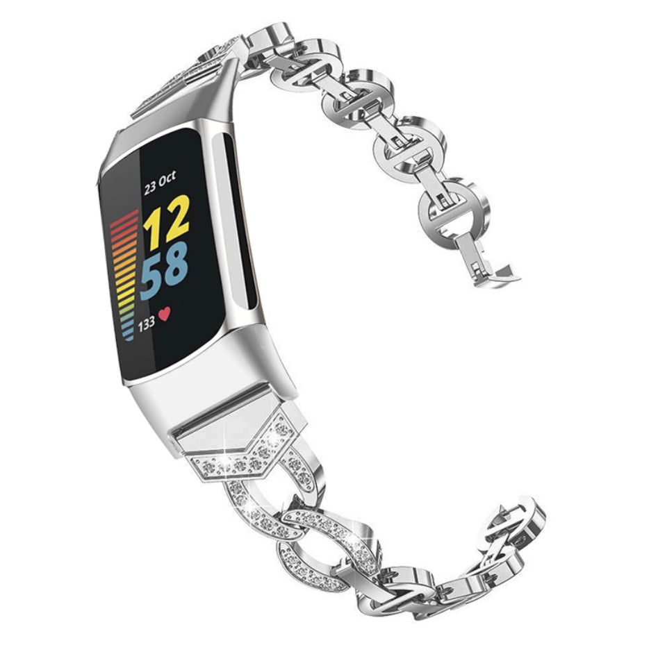 Evening Link Bracelet For Fitbit Charge 6