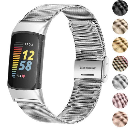 Mesh Bracelet For Fitbit Charge 6