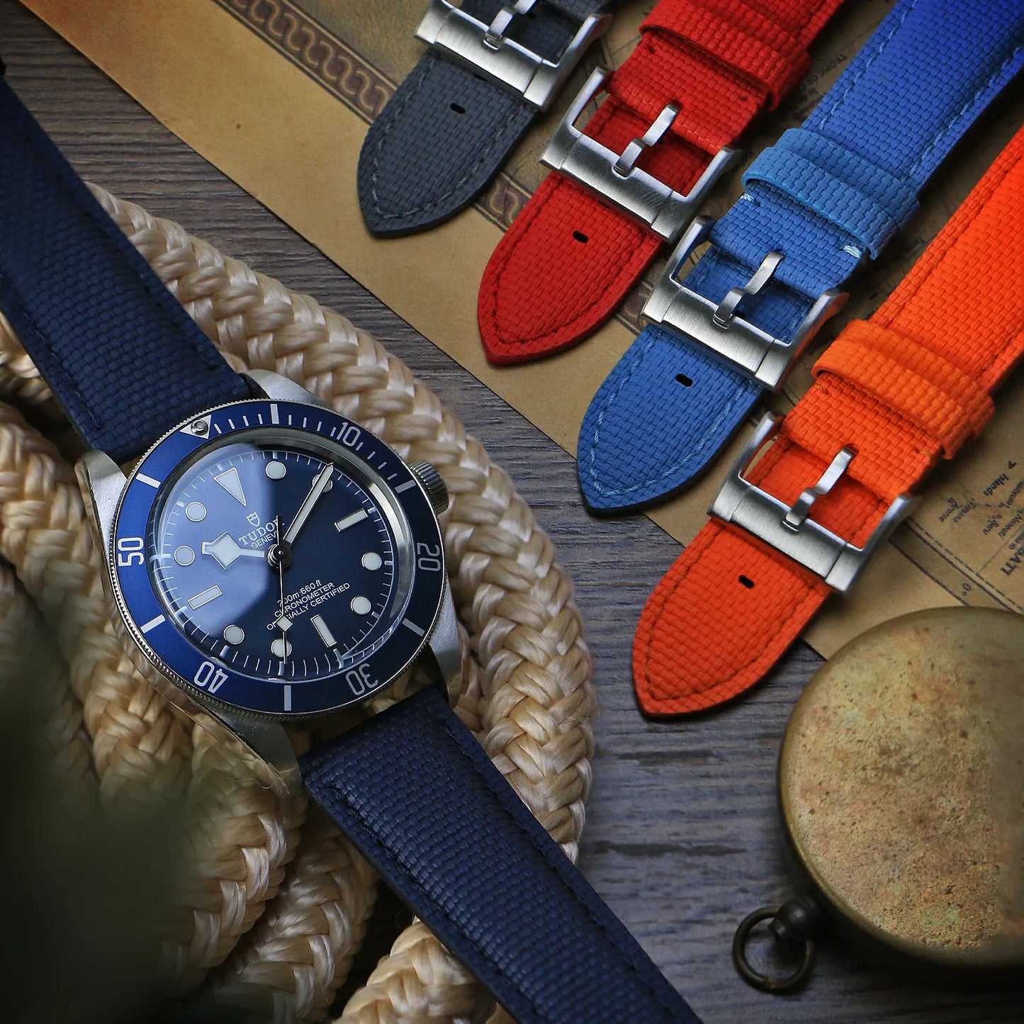 DASSARI Offshore Sailcloth Strap