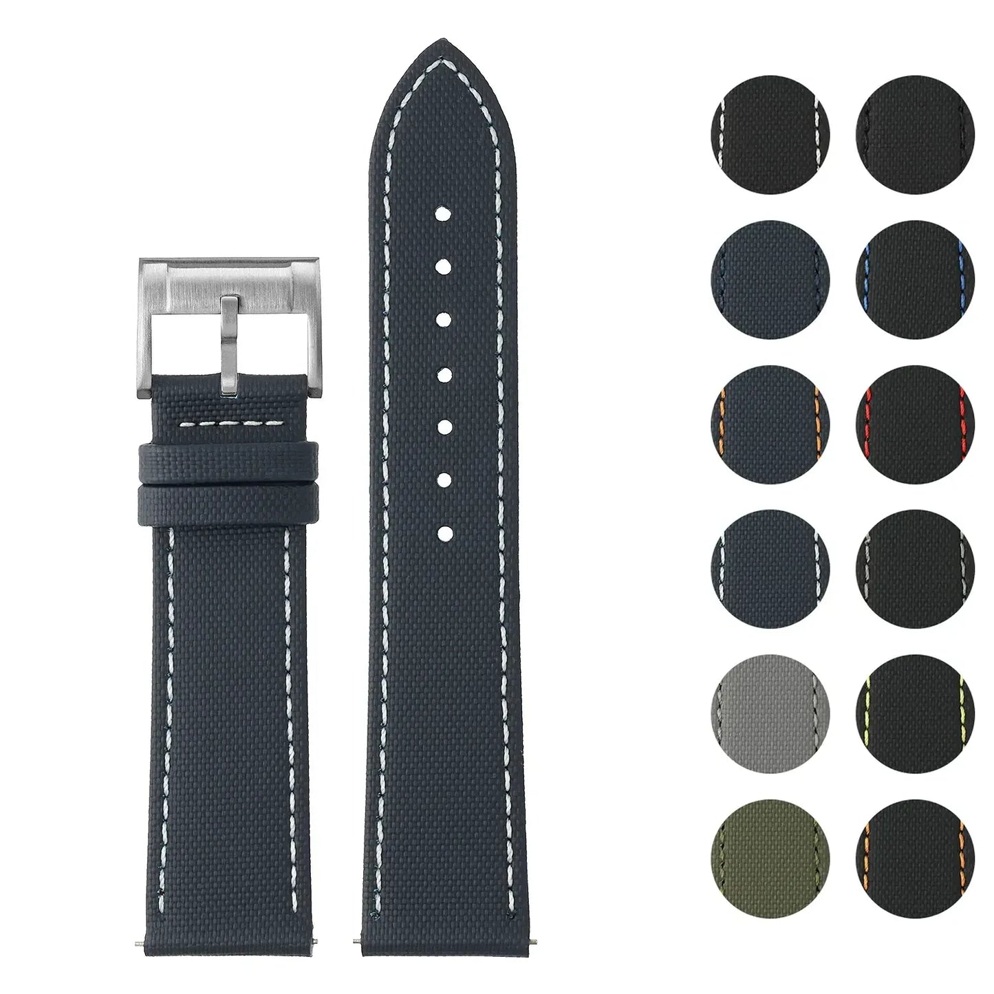 DASSARI Thinline Sailcloth Strap