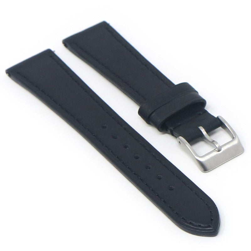 Vintage Waxed Leather Strap With Quick Release - Short