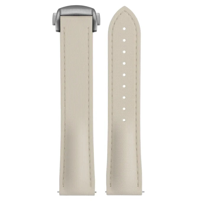 Stitched FKM Hybrid Strap with Deployant Clasp