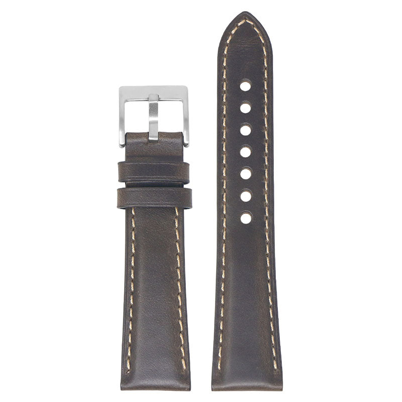 Vintage Padded Leather Band With Quick Release - Standard