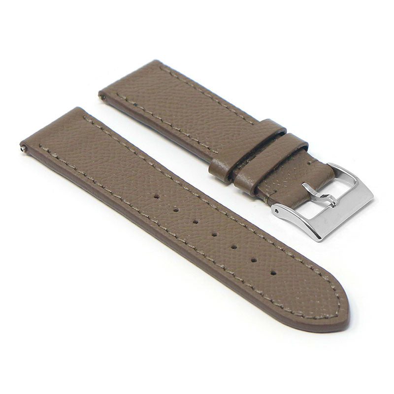 Women’s Textured Leather Strap - Brown (Standard, Long)
