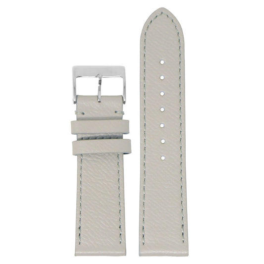 Women’s Textured Leather Strap - Grey (Standard, Long)