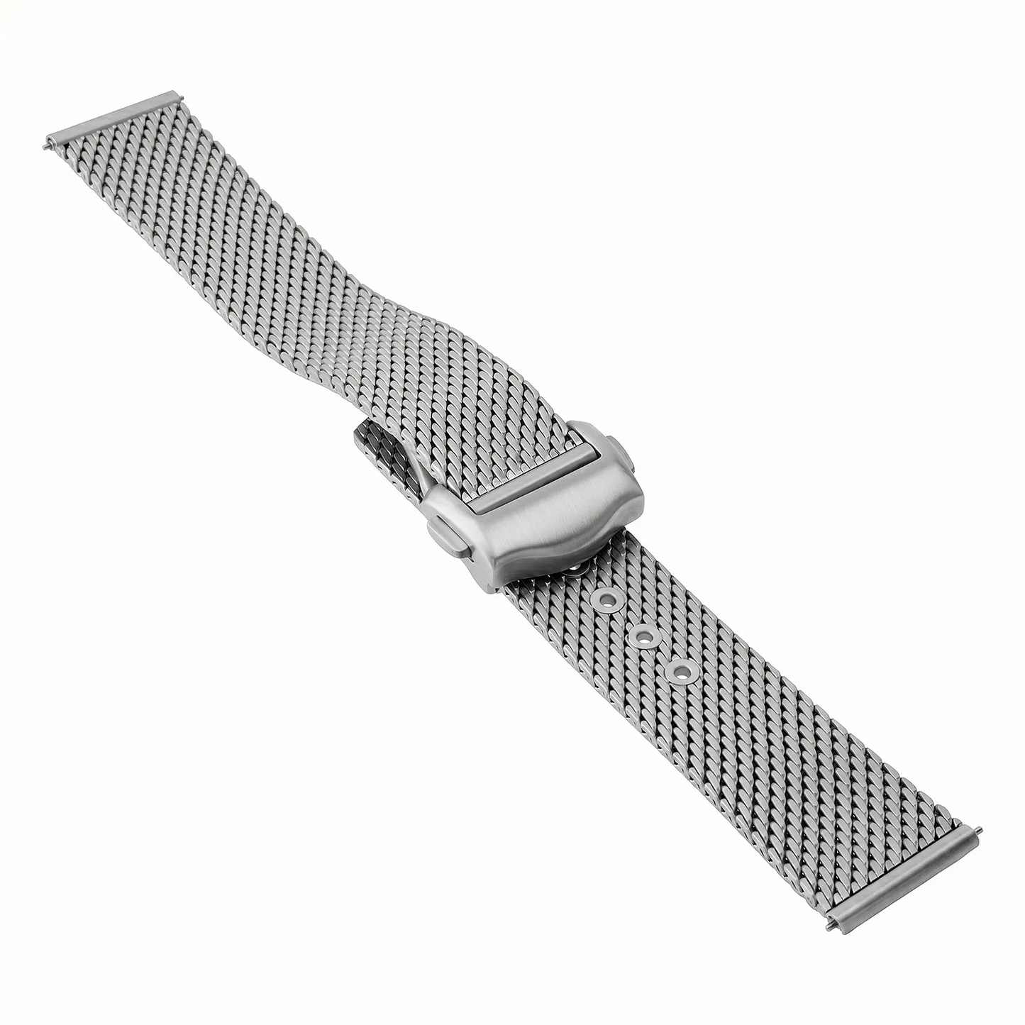 Mesh Bracelet with Deployant Clasp For Omega Seamaster